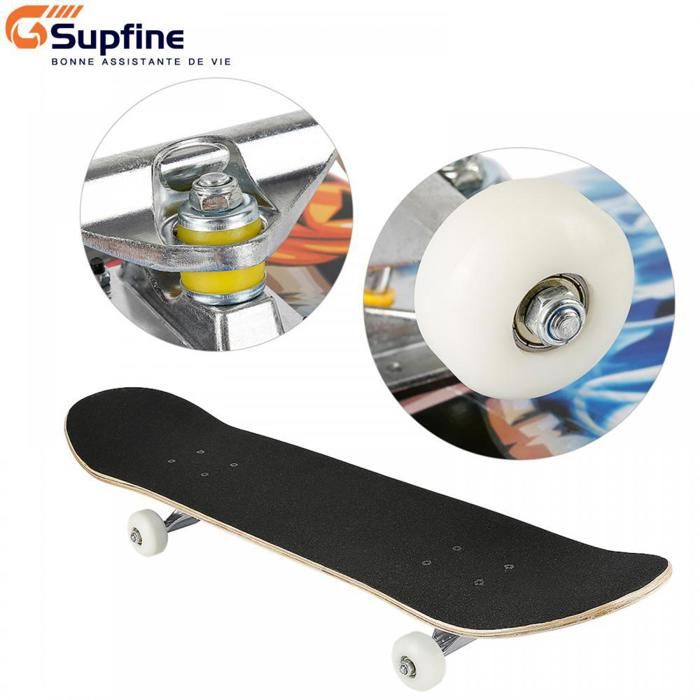 Planche À Roulettes, Planche À Roulettes En Bois, Planche À Roulettes Professionnelle À Haute