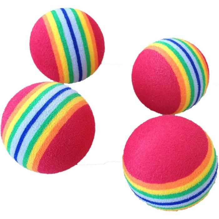 Comparer les prix de Jouets pour chat boules interactives pour chats d'intérieur chatons cadeau préféré boules en mousse souple