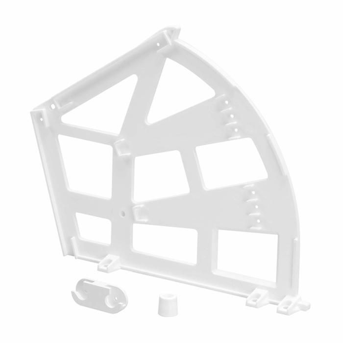SOTECH Ferrure basculante blanc pur pour armoire à chaussures à 3 compartiments ferrure rotative étagère à chaussures SOTECH Ferrure basculante blanc pur pour armoire à chaussures à 3 compartiments ferrure rotative étagère à chaussures