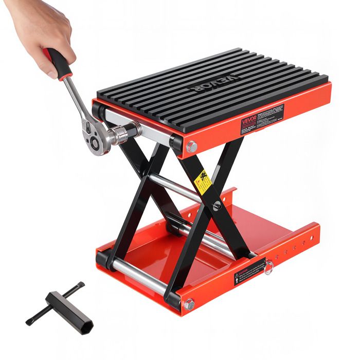 Table Élévatrice pour Moto-VEVOR-Cric de Moto à Ciseaux Capacité de
