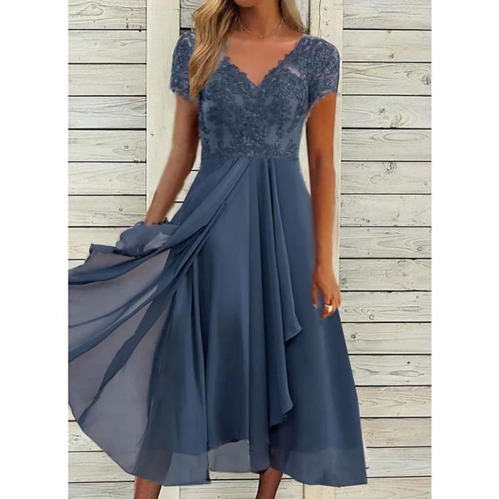Robes de soirée Femme 6942-BLEU MARINE Pink Boom | Efashion Paris sur