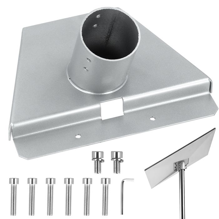 Adattatore Per Palo Starlink Gen 3 – Supporto In Alluminio/Antiruggine Per Tubi Da 28 A 54mm, Montaggio Senza Attrezzi