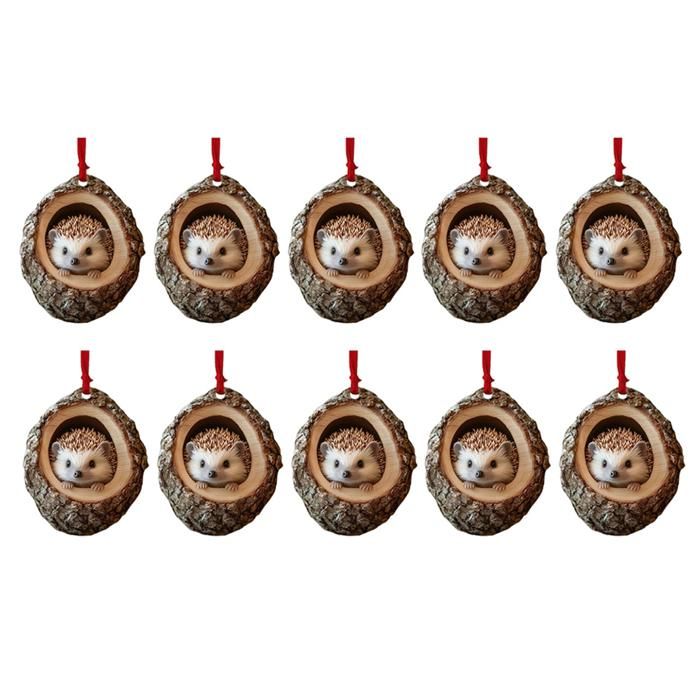 10 Pendentifs Grinch En Acrylique – Décorations Amusantes Sapin De Noël