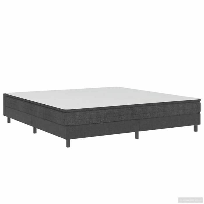 VENTE-FLASH Sommier à lattes - de lit sans matelas - gris tissu 200x200 cm -(4603287459)VIDAXL