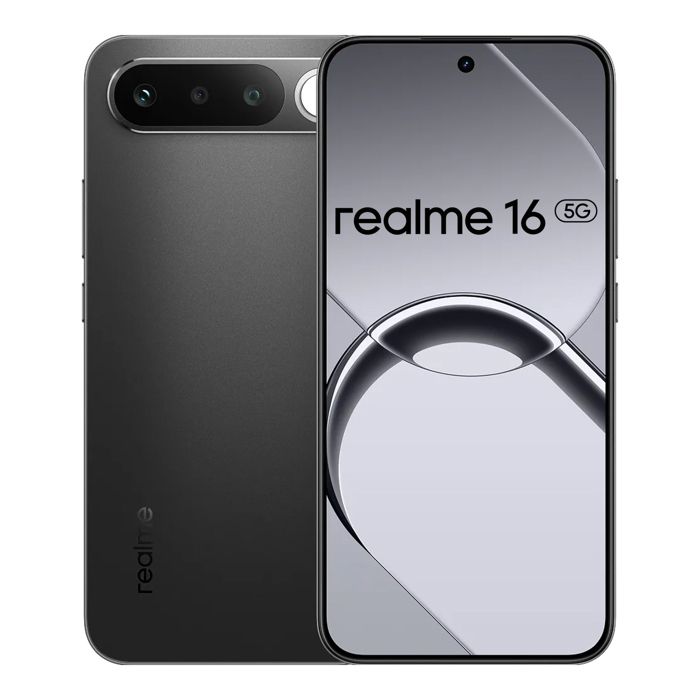 Smartphone realme 16 5G - 256 Go / 6 Go RAM - Couleur Noir