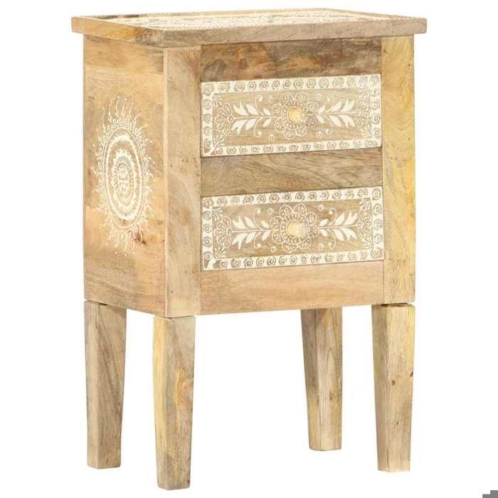 Maison Exclusive - Table de chevet peinte à la main 40x30x60 cm Bois de manguier