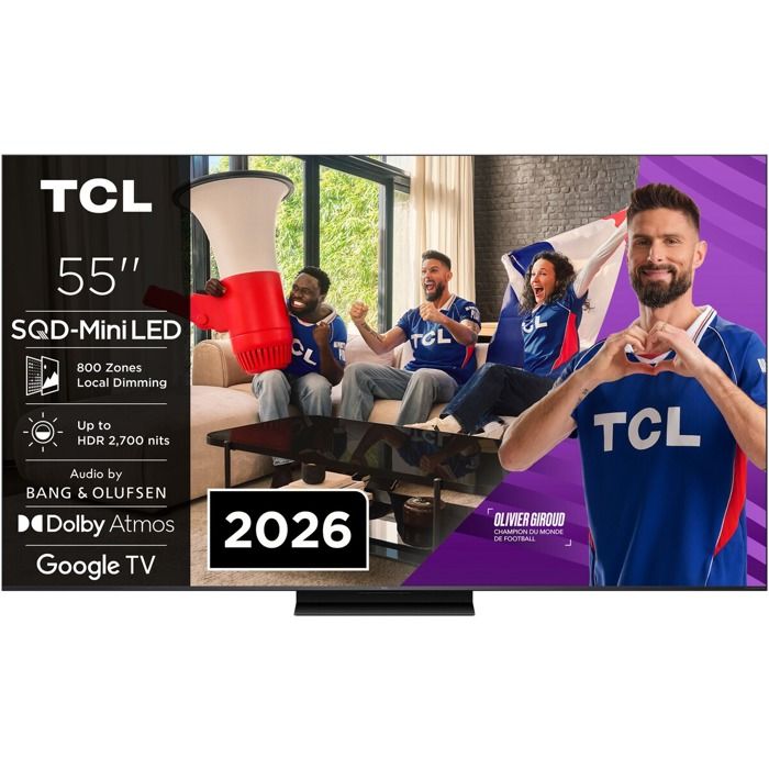TV LED Tcl SQD-Mini LED QLED 55C79L 139 cm 2026