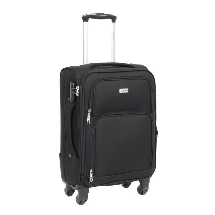 Valise Taille Cabine 55cm Alistair Plume Toile Nylon Ultra