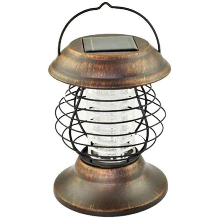 Lanterne de Camping 2-en-1 Bug Zapper, Lampe Anti-Moustique, Lampe de