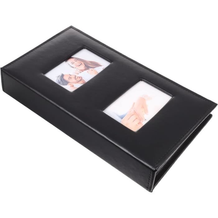 Lot De 2 Albums Photo 4x6 Pouces - 200 Photos - Couvertures Transparentes Et Poches Protectrices
