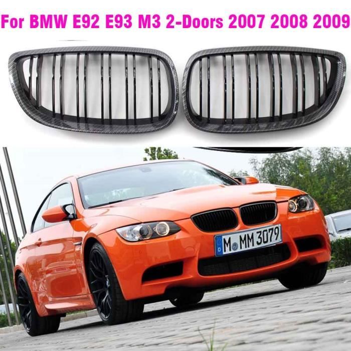Grille de calandre avant semi-carbone pour BMW, E92, E93, M3, 2006-2009, 2008-2013, Série 3, E92, E93, 2 port