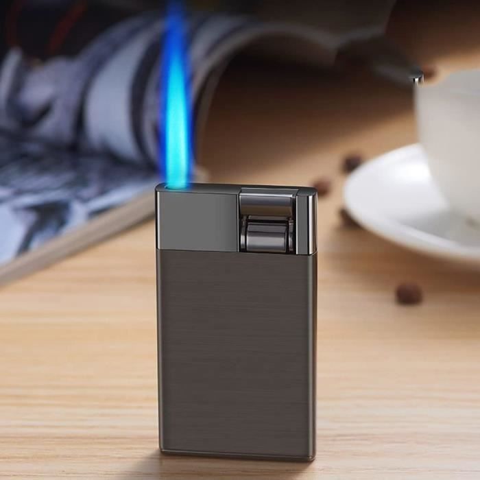 EWDHJK Briquet Coupe-Vent En Métal à Double Flamme Avec Flamme Douce En