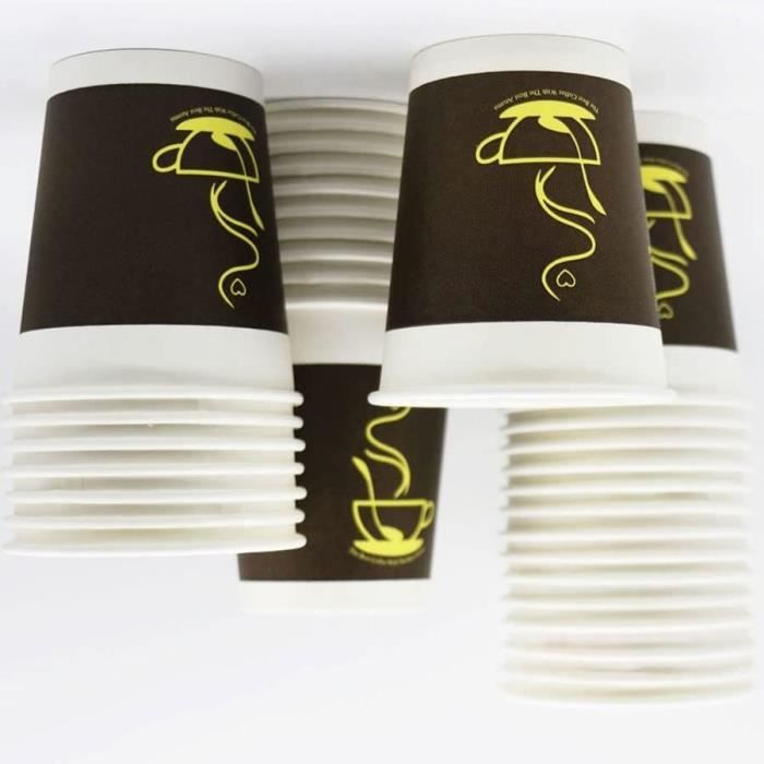 Gobelets Jetables En Carton – Lot De 1000, 240 Ml (8 Oz), Multicolores, Pour Café/événements