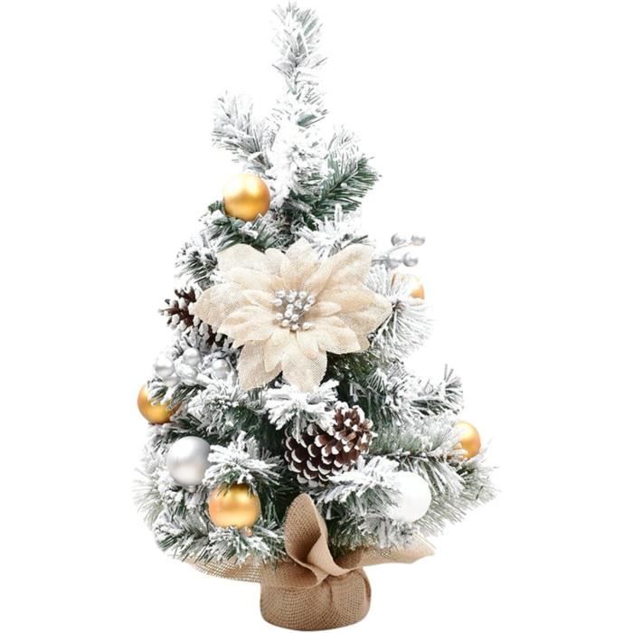 Sapin De Noël Artificiel Décorations De Noël Flocon De Neige Mini