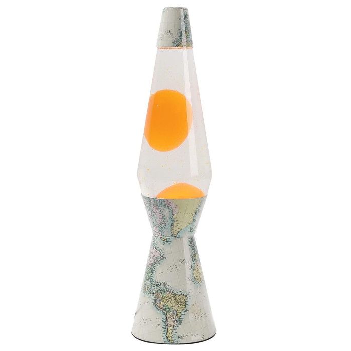 ITotal XL1776 Lampe à Lave 36 cm OLD MAP