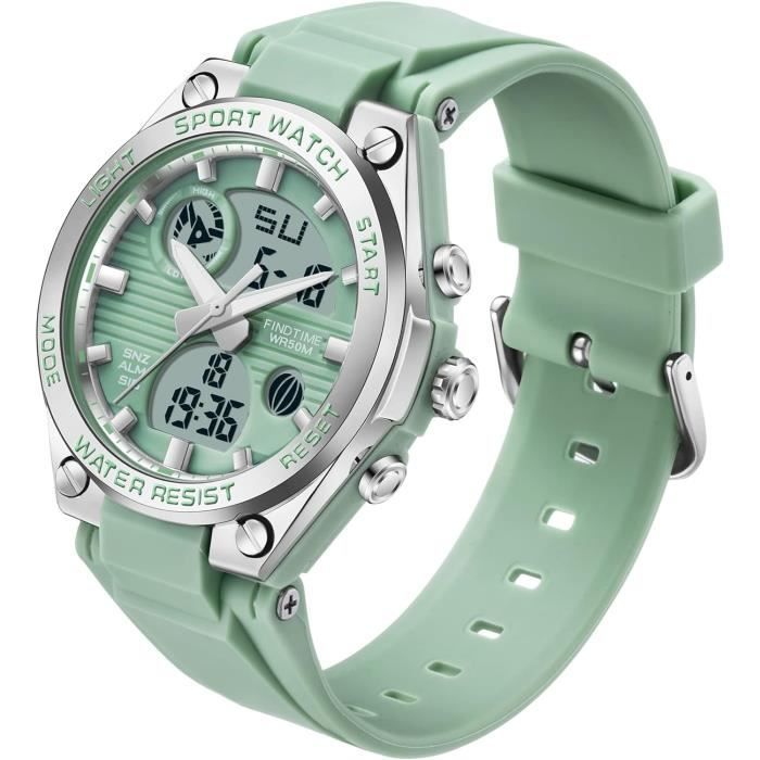 Montre Digitale Sport Femme Bleue - Neuve Avec étiquettes, écran Numérique, Style Actif