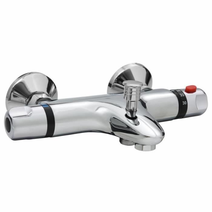 Fan Mitigeur Thermostatique De Baignoire Chrome 1 Achat Vente Robinetterie Sdb Mitigeur Thermostatique De Cdiscount