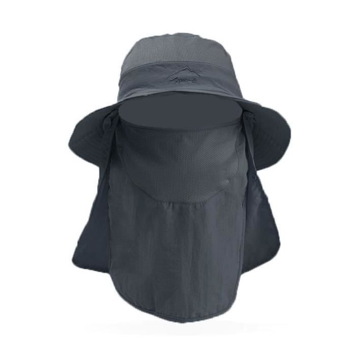Chapeau Seau Soleil Femme JH5230SP – Large Bord, Protection Nuque, Coton
