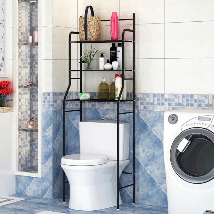 Etagere De Salle De Bain Meuble De Rangement Au Dessus Des