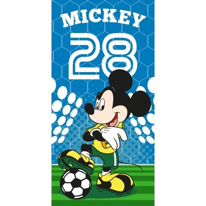 Serviette De Plage Minnie And Mickey Arlis - 70x140 Cm - Microfibre - Super Absorbante Et Rapide Séchage