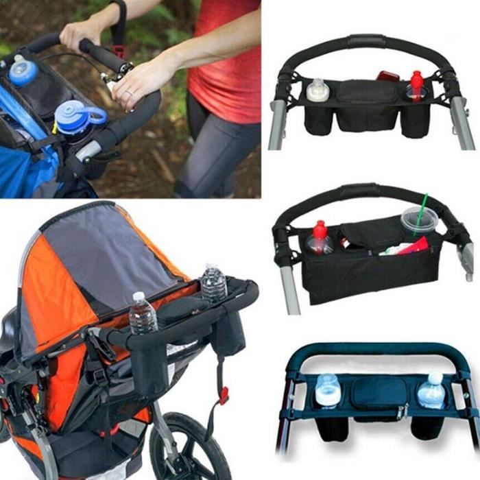 Universel Poussette//Landau avec téléphone Boîte de rangement Gusieapue poussette porte-gobelet