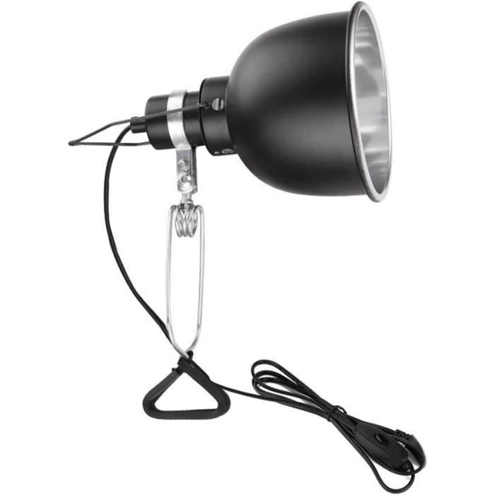 50W Reptile Lampe chauffante Tortue Lampe chauffante Lampe chauffante pour Reptiles lézard