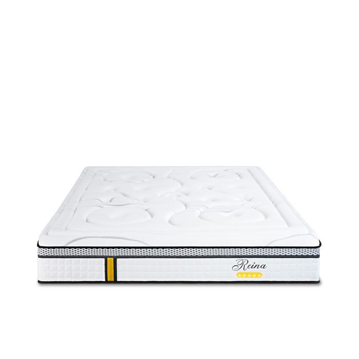 Matelas Ressorts ensachés Reina 2.0 160x200 cm Accueil Mémoire de forme