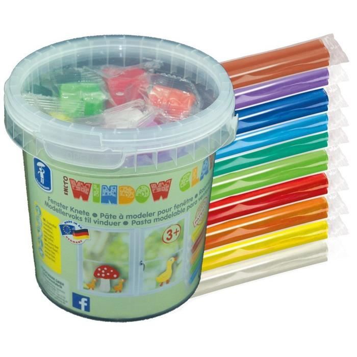 1424-Window Clay Pâte à Modeler Pour Fenêtres Dans Un Seau 12