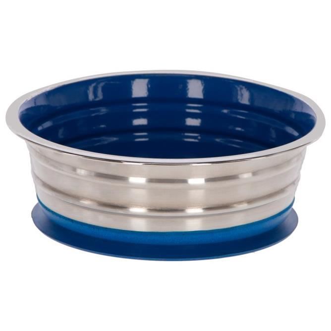 Gamelle - Inox - 19L - Anti-dérapante - Bleu