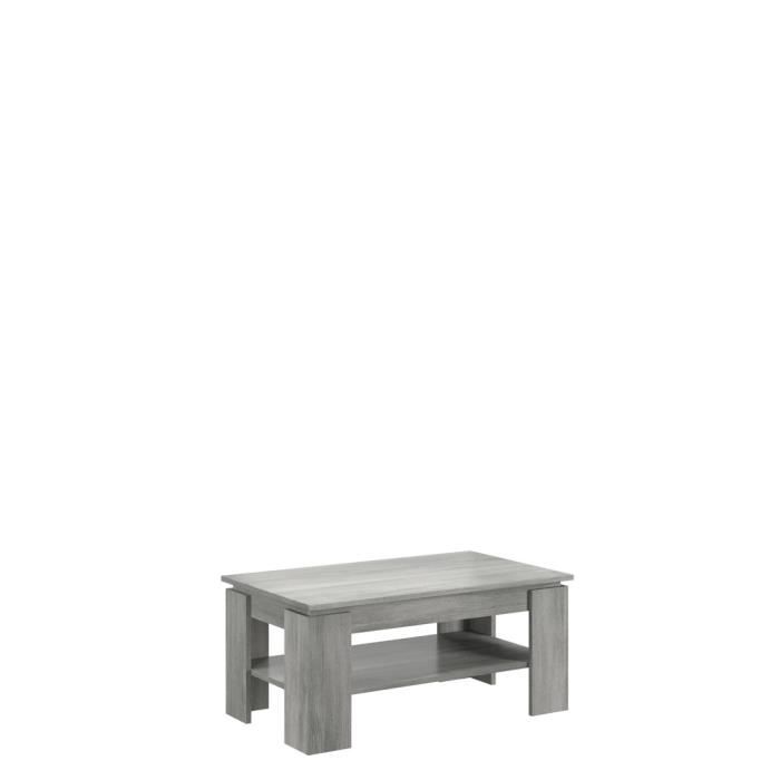 table basse titan - gris - couleur principale: blanc