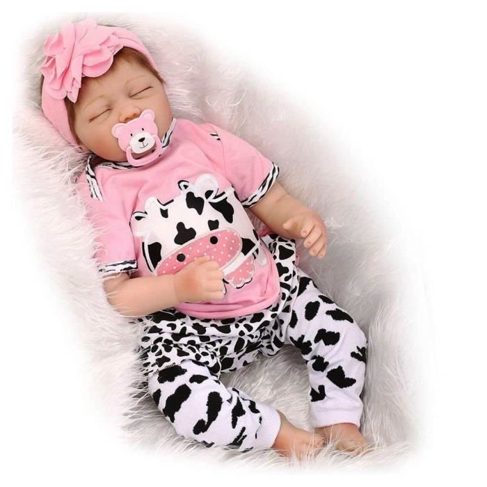 Hoomai 55cm Reborn Poupee Bebe Fille Realiste Dolls Full Body Silicone Baby Jouets Magnetiques Pas Cher 22inch Poupees Poupons Et Accessoires Poupees Et Poupons Loclic Com