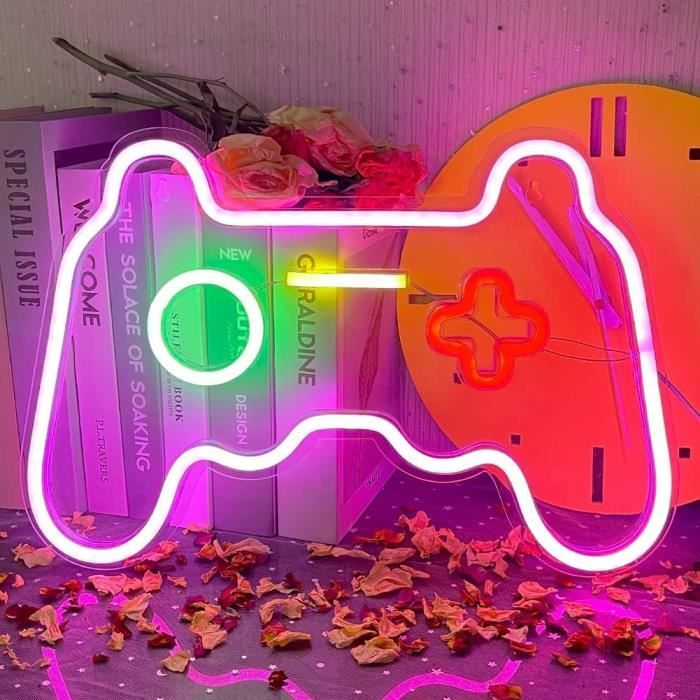 Jeu Néon Gaming Neon Lights Neon Lights Led Néons Wall Decor Enseignes
