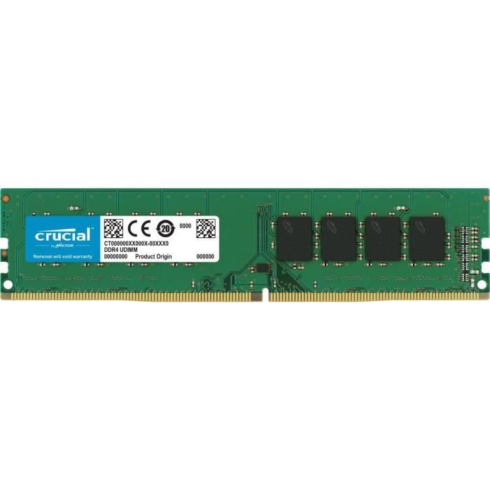 64Go (2 x 32Go) DDR4 2400MHz PC4-19200 288-PIN DIMM MÉMOIRE RAM KIT POUR  ORDINATEURS DE BUREAU/CARTES MERES - Cdiscount Informatique