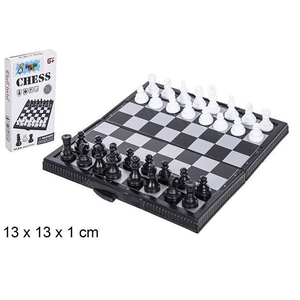 Jeu d'échecs de démonstration numéroté 68cm avec pièces magnétiques