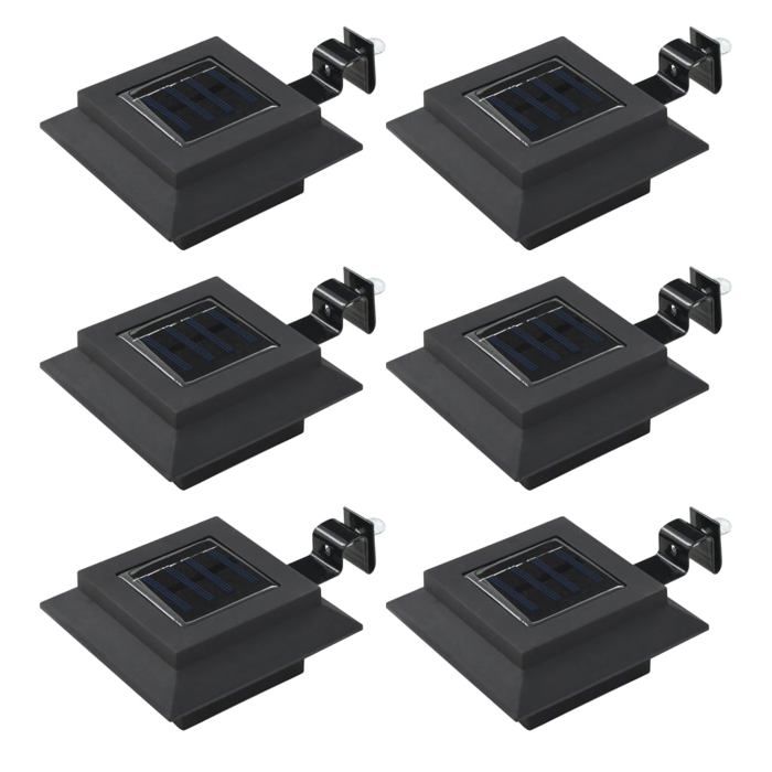 vidaXL Lampe solaire 6 pcs - LED - 12 cm Extérieur