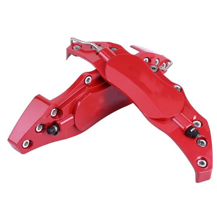 AYNEFY Couvercle détrier de frein en aluminium 2 pièces couverture de protection détrier de frein en aluminium de voiture pour