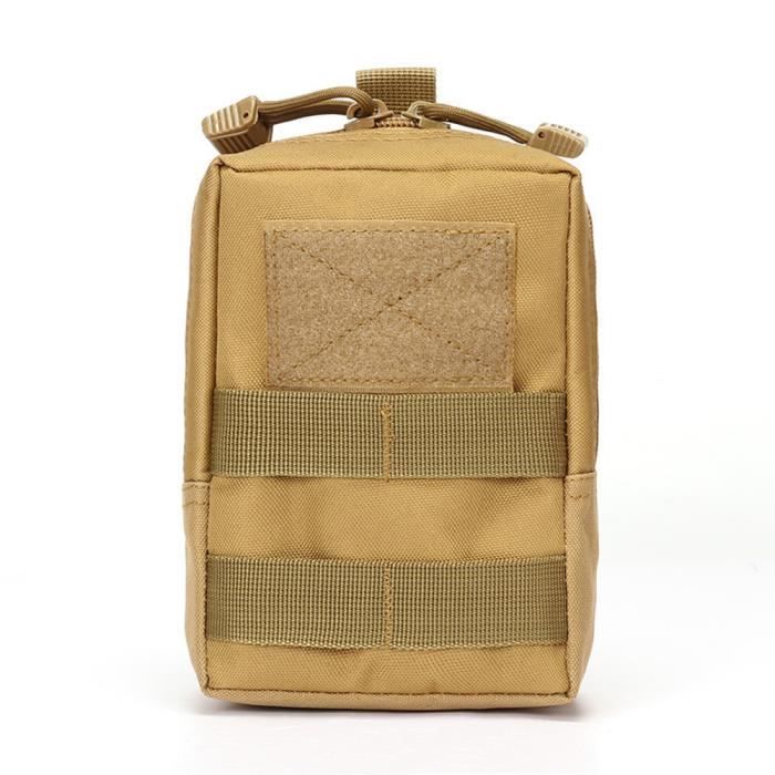 Pochette Tactique Molle Sac à Outils Militaire EDC Pochette Pour Téléphone Sac D'accessoires De Chasse Sac Bandoulière Sac Compact Pour Sport De Plein Air (couleur : SNB15-BK