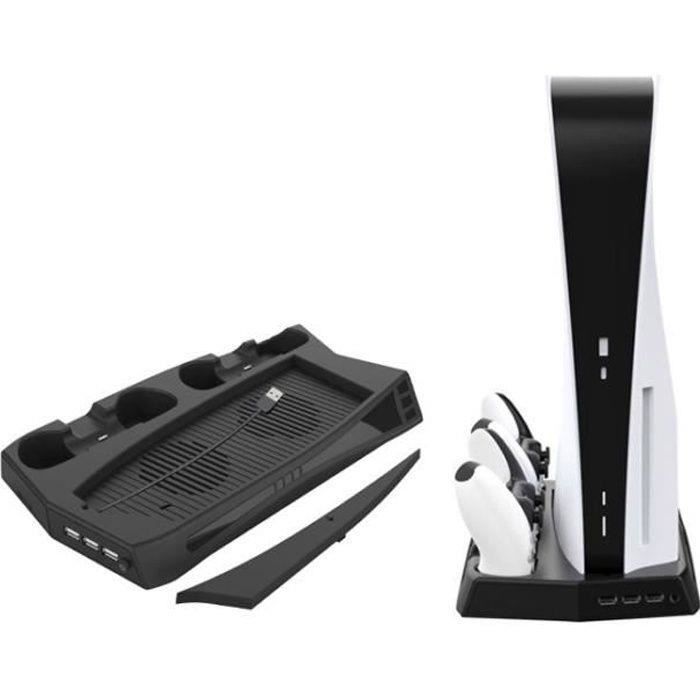 Support De Refroidissement Et Rangement Pour PS5 - Marque Dobe - Noir - Multifonction