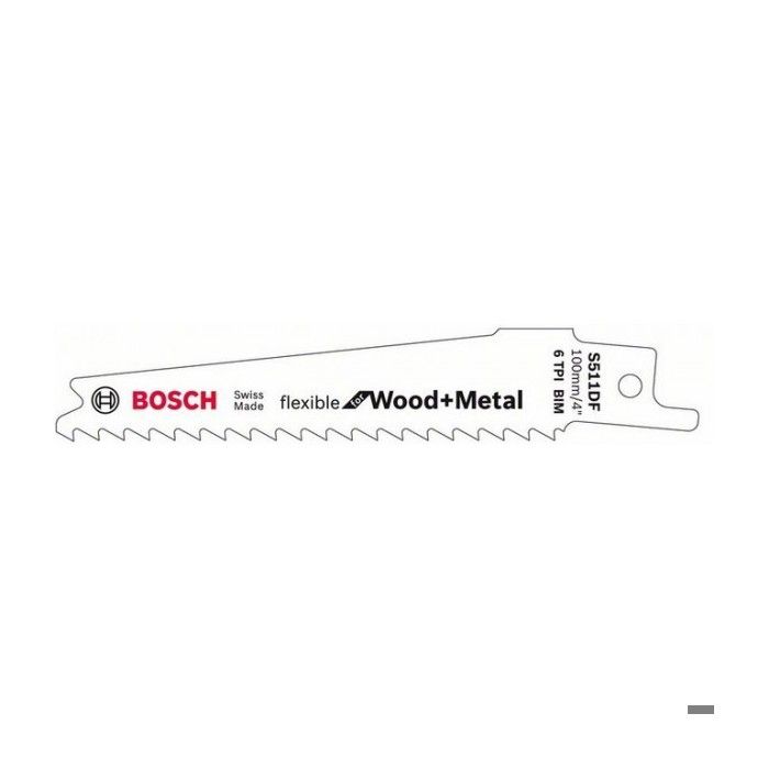 Carte de 2 Lames BOSCH Bois et Métal S511DF - 2608657722