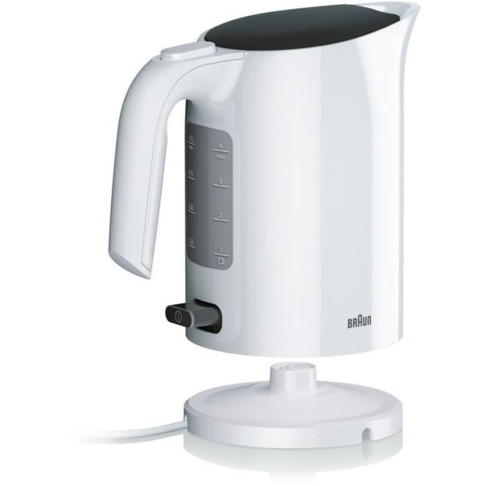 Braun PurEase WK3000 WH Bouilloire 1 litre 2.2 kWatt - vue 2