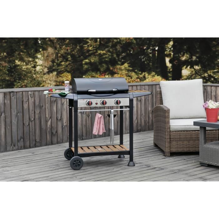 Plancha gaz en Fonte FINESTA Cookin Garden 2 br/ûleurs