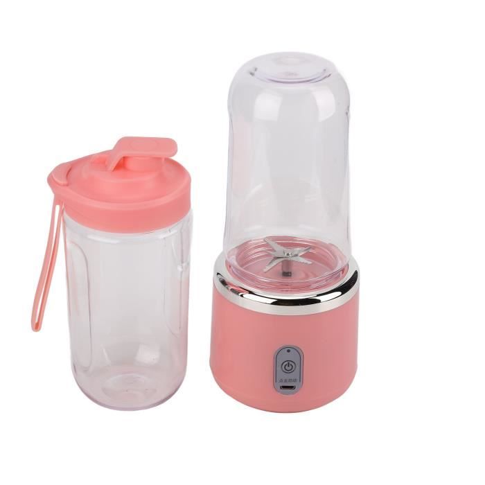 Presse-agrumes électrique Sans BPA, Mixeur Portable à Deux Couvercles Grande Capacite Presse Agrumes Sans Fil Machine A Jus Multifonctionnelle Pour Smo P18119567