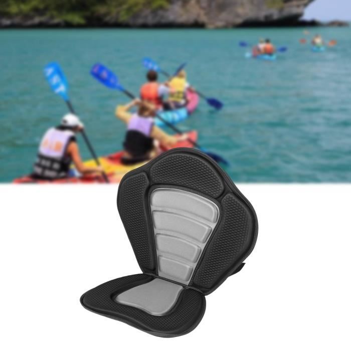 Coussin De Siège Kayak Équipement Canoë Amovible - Siège Bateau Rembourré Imperméable Ergonomique Pour Pêche, Paddle, Canoë Et Longues Sorties