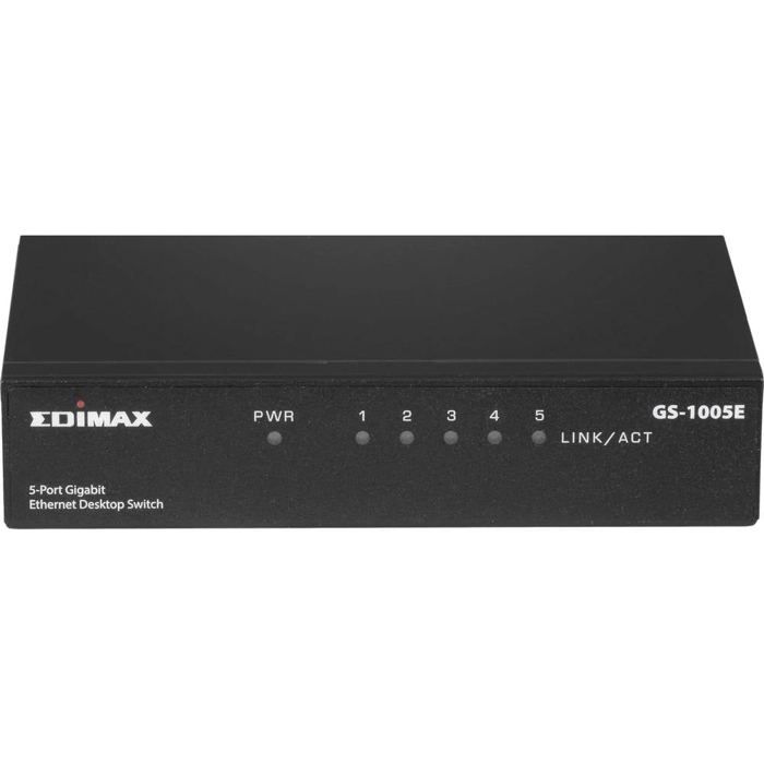 Edimax GS-1005E – 5-fach Gigabit Switch, Lüfterlos & Kompakt