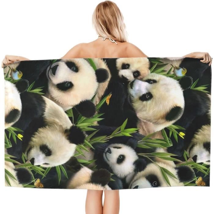 Grandes Serviettes Plage Serviette Bain Séchage Rapide Absorption d'eau