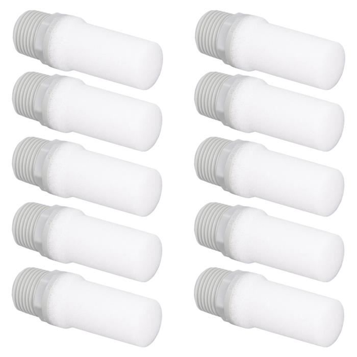 Lot 8 Silencieux D'Échappement Pneumatique 1/8" NPT - Silencieux Air En Cuivre Anti-Bruit Pour Compresseur Et Valves Pneumatiques - Réduction Sonore Efficace