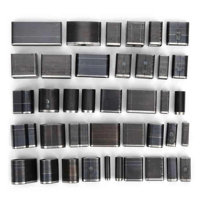 Kit De 9 Poinçons à Trous Pour Cuir, Caoutchouc Et Sangles - Acier Carbone Neuf