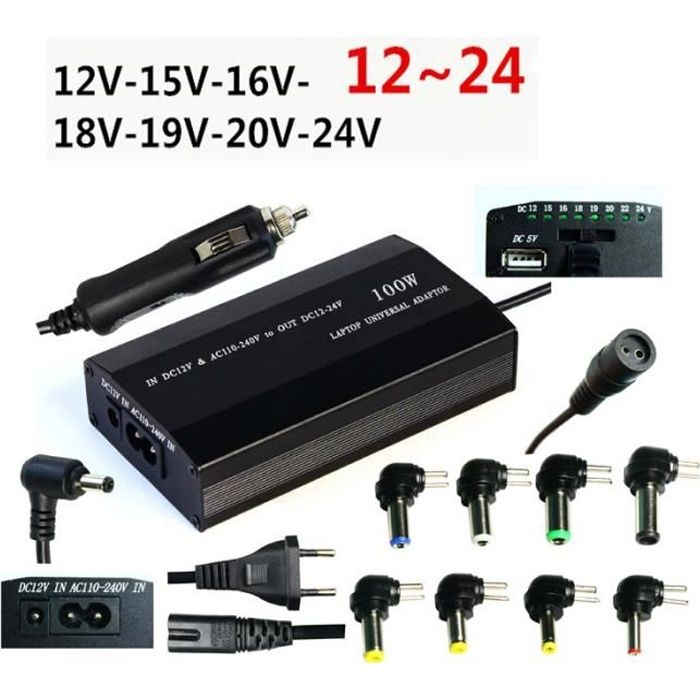 Chargeur et câble d'alimentation PC Leotec Chargeur universel