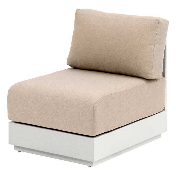 Chauffeuse de jardin en aluminium ALLURE Avoine - vue 2