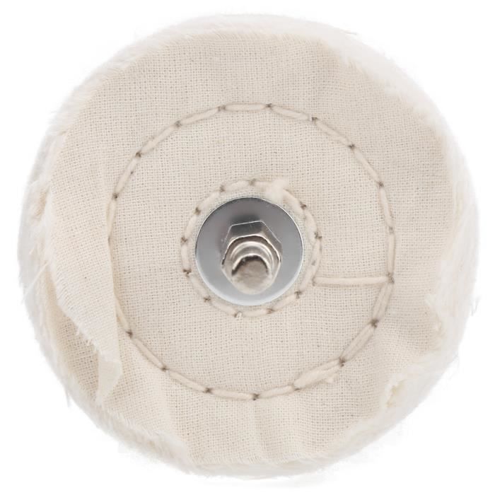 Merard Roue De Polissage N°TP Coton Naturel 100mm 40 Plis - Polissage Fin Haute Qualité